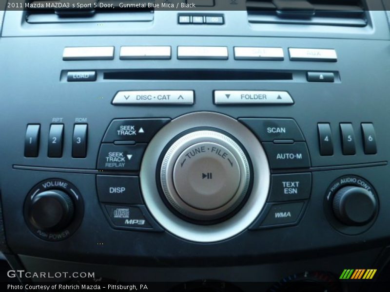 Gunmetal Blue Mica / Black 2011 Mazda MAZDA3 s Sport 5 Door