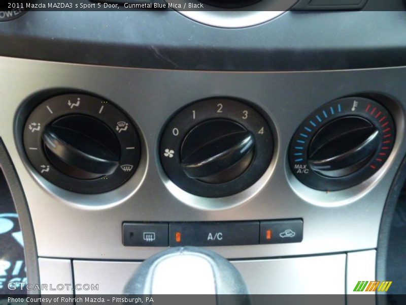 Gunmetal Blue Mica / Black 2011 Mazda MAZDA3 s Sport 5 Door