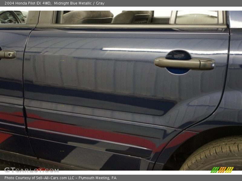 Midnight Blue Metallic / Gray 2004 Honda Pilot EX 4WD