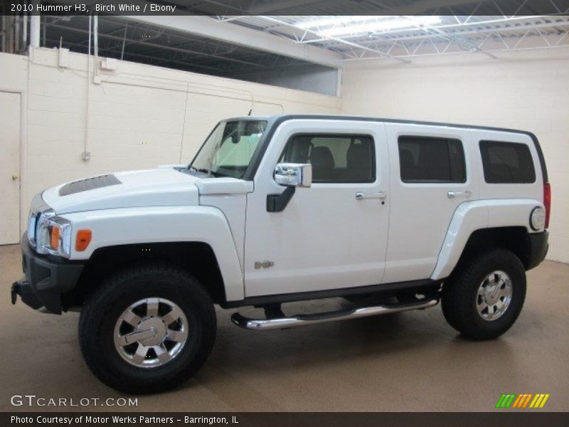 Birch White / Ebony 2010 Hummer H3