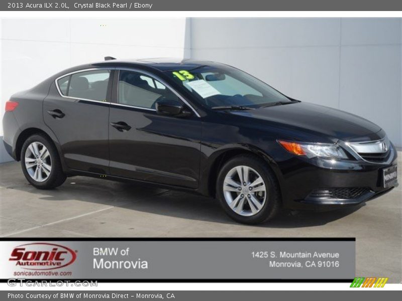 Crystal Black Pearl / Ebony 2013 Acura ILX 2.0L