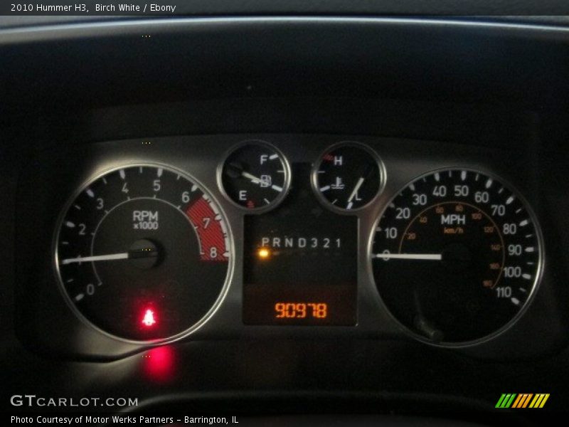 Birch White / Ebony 2010 Hummer H3