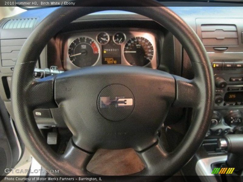 Birch White / Ebony 2010 Hummer H3