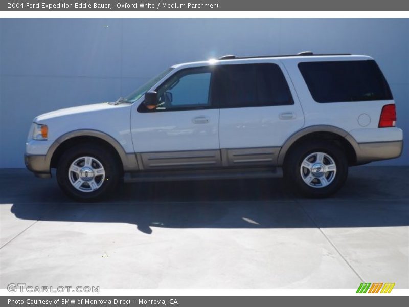 Oxford White / Medium Parchment 2004 Ford Expedition Eddie Bauer