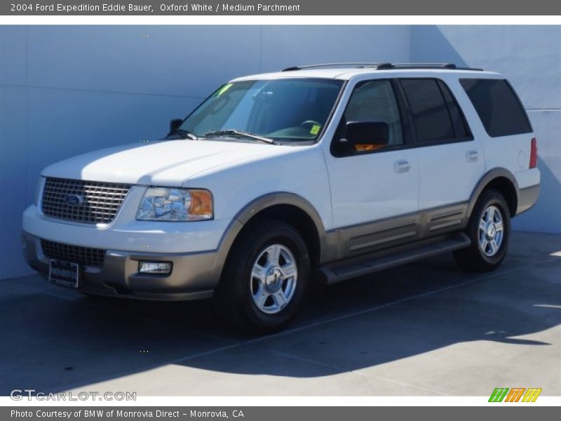 Oxford White / Medium Parchment 2004 Ford Expedition Eddie Bauer