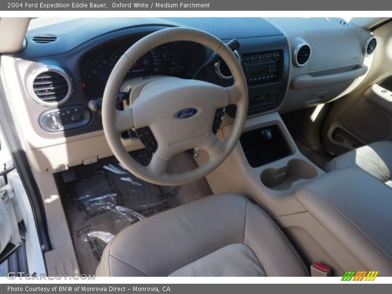 Oxford White / Medium Parchment 2004 Ford Expedition Eddie Bauer