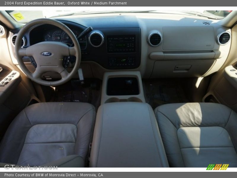 Oxford White / Medium Parchment 2004 Ford Expedition Eddie Bauer