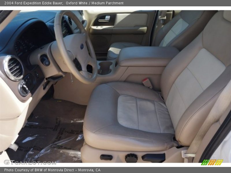 Oxford White / Medium Parchment 2004 Ford Expedition Eddie Bauer