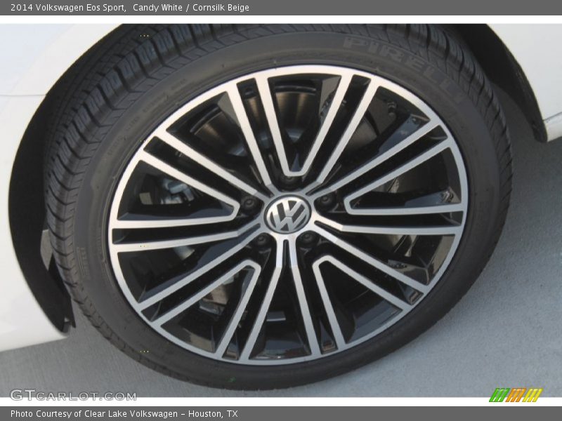 Candy White / Cornsilk Beige 2014 Volkswagen Eos Sport