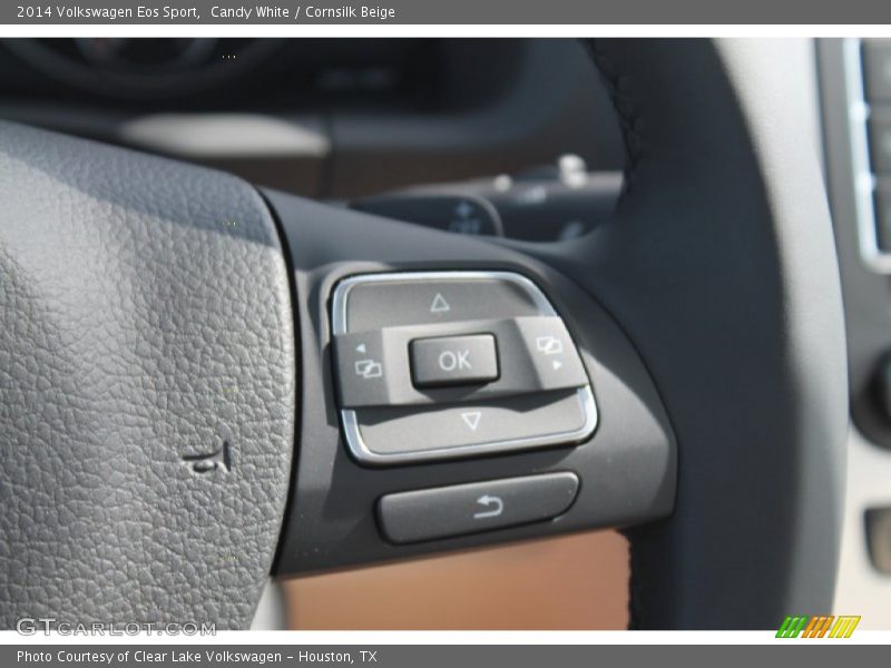 Candy White / Cornsilk Beige 2014 Volkswagen Eos Sport