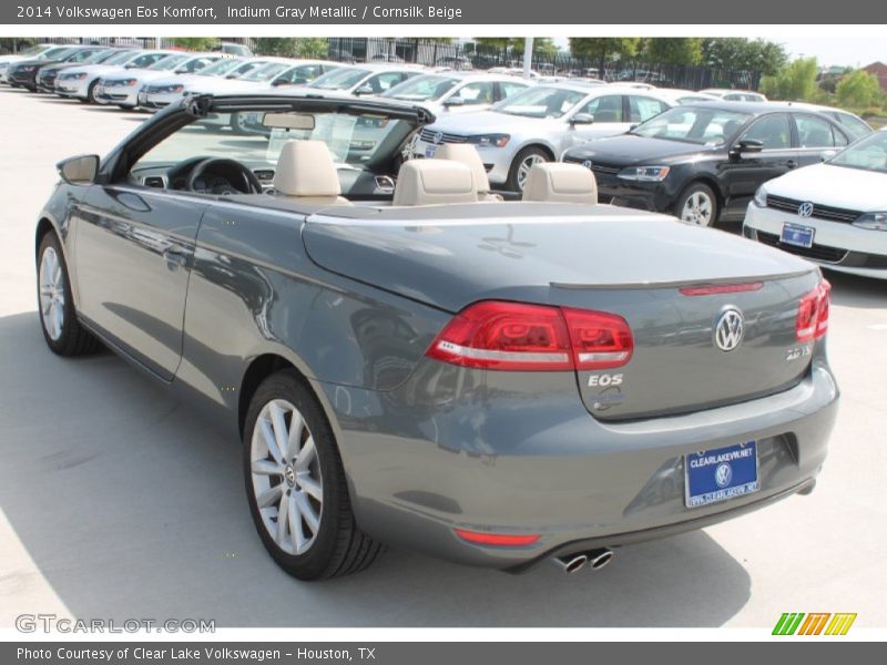 Indium Gray Metallic / Cornsilk Beige 2014 Volkswagen Eos Komfort