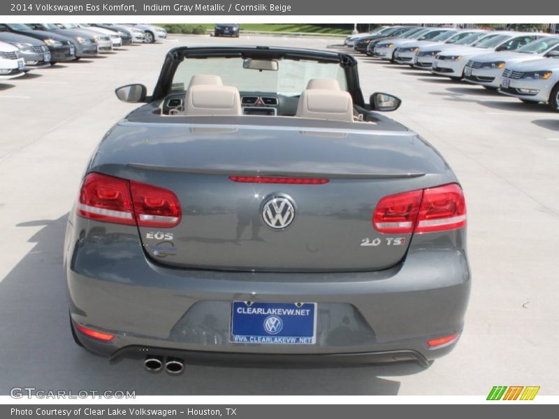 Indium Gray Metallic / Cornsilk Beige 2014 Volkswagen Eos Komfort