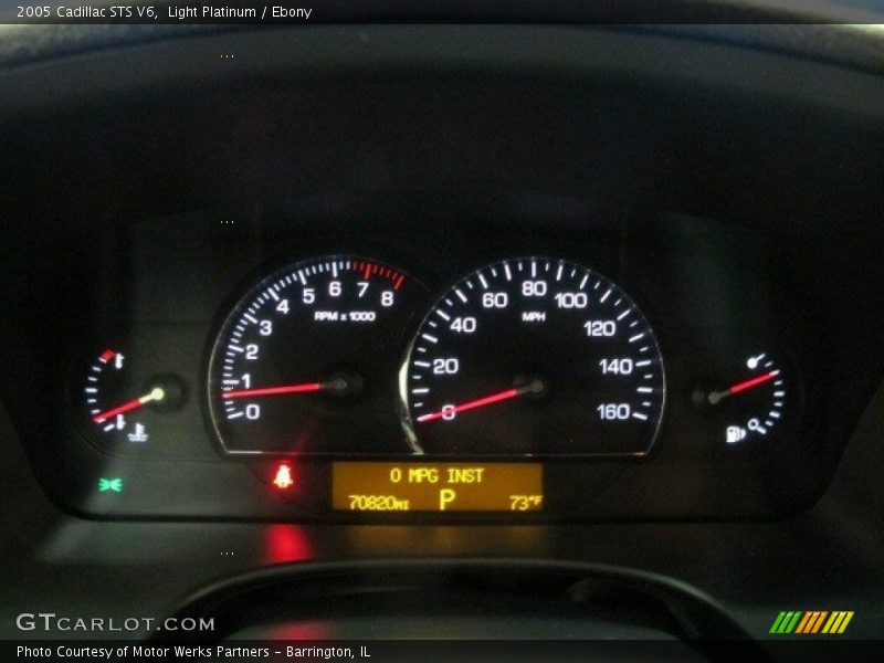 Light Platinum / Ebony 2005 Cadillac STS V6