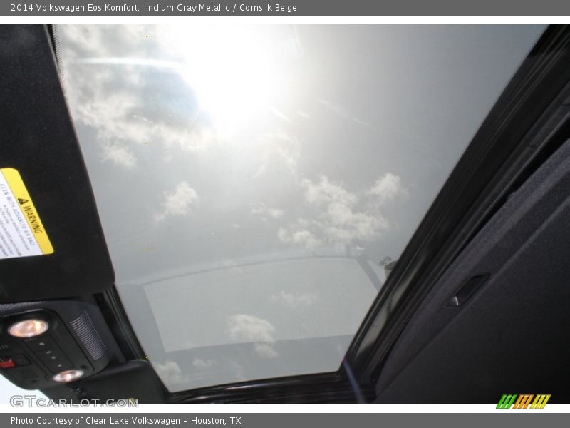 Indium Gray Metallic / Cornsilk Beige 2014 Volkswagen Eos Komfort