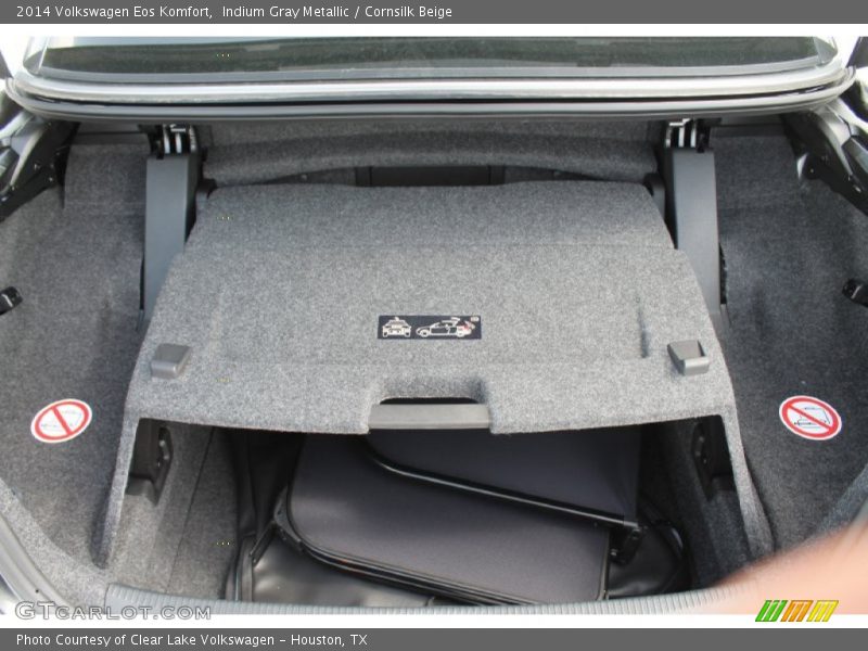 Indium Gray Metallic / Cornsilk Beige 2014 Volkswagen Eos Komfort