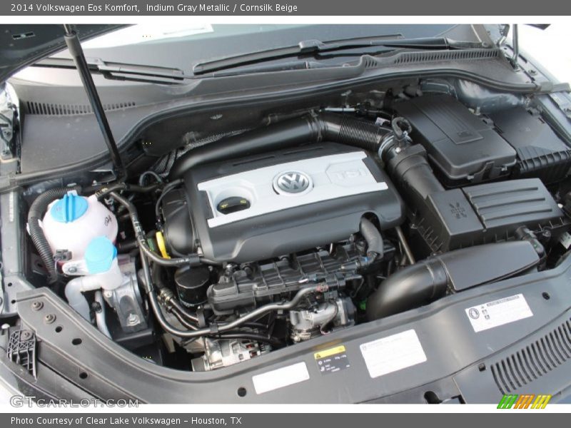 Indium Gray Metallic / Cornsilk Beige 2014 Volkswagen Eos Komfort