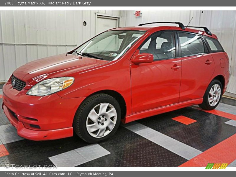 Radiant Red / Dark Gray 2003 Toyota Matrix XR