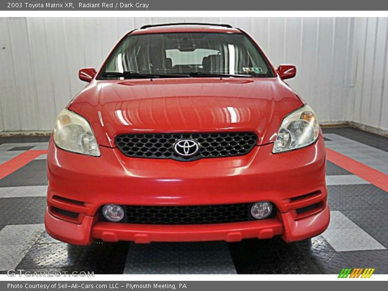 Radiant Red / Dark Gray 2003 Toyota Matrix XR
