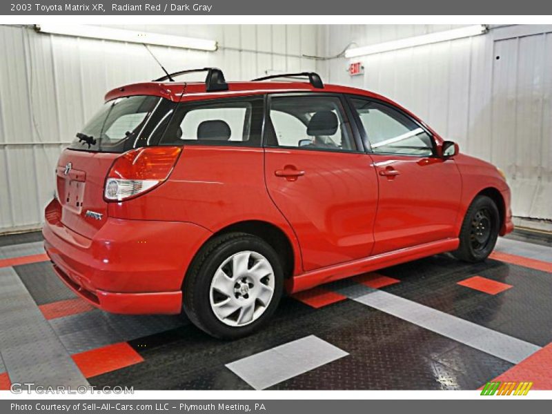 Radiant Red / Dark Gray 2003 Toyota Matrix XR