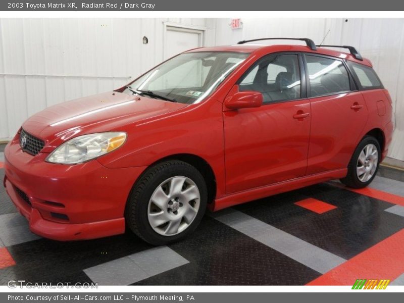 Radiant Red / Dark Gray 2003 Toyota Matrix XR