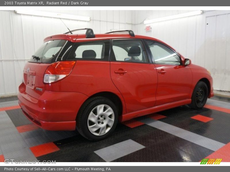 Radiant Red / Dark Gray 2003 Toyota Matrix XR