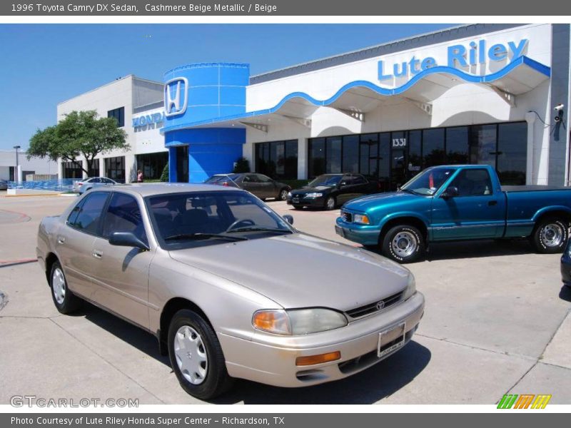 Cashmere Beige Metallic / Beige 1996 Toyota Camry DX Sedan