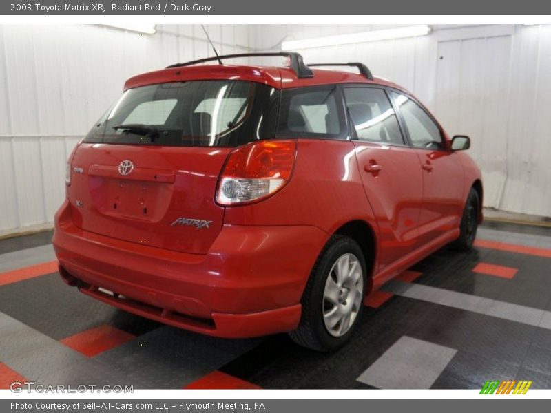 Radiant Red / Dark Gray 2003 Toyota Matrix XR