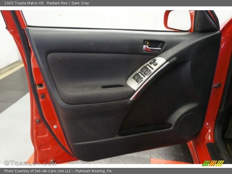 Radiant Red / Dark Gray 2003 Toyota Matrix XR