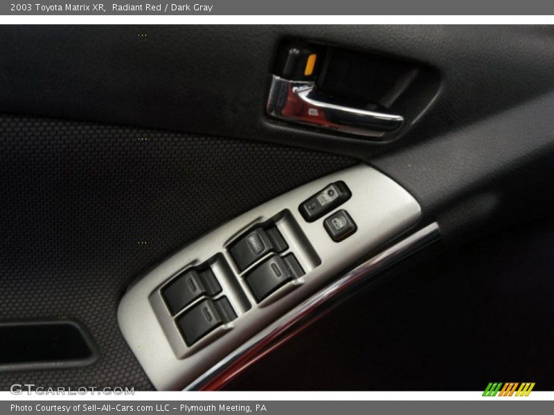Radiant Red / Dark Gray 2003 Toyota Matrix XR