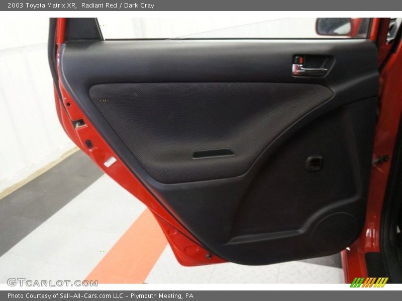Radiant Red / Dark Gray 2003 Toyota Matrix XR