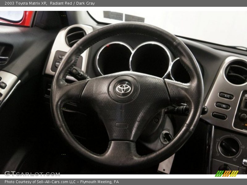Radiant Red / Dark Gray 2003 Toyota Matrix XR