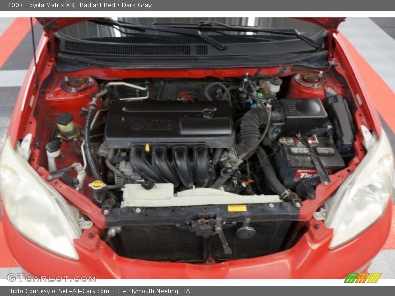 Radiant Red / Dark Gray 2003 Toyota Matrix XR