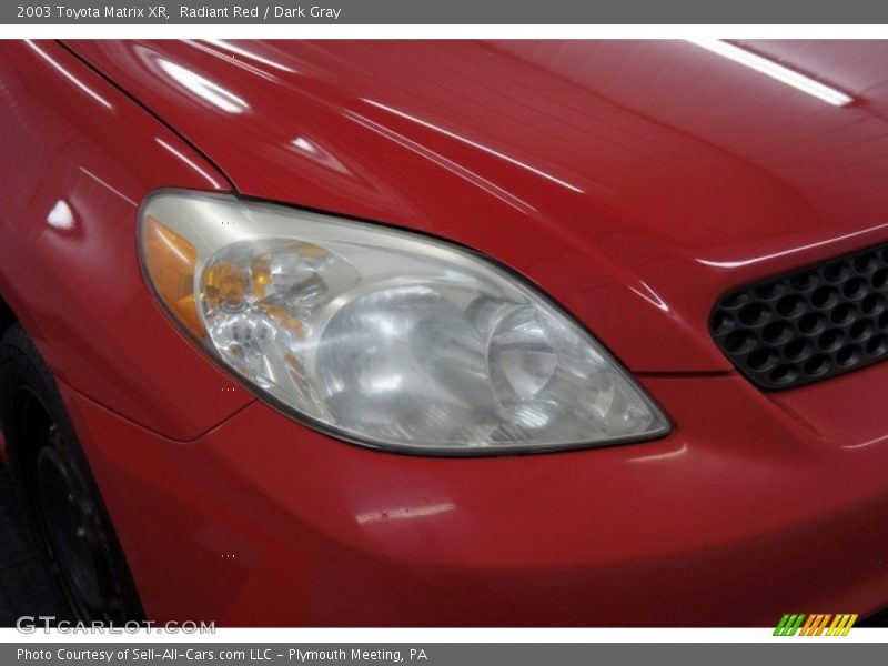 Radiant Red / Dark Gray 2003 Toyota Matrix XR
