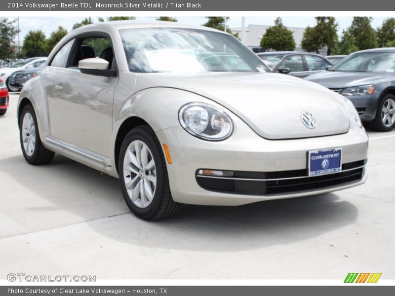Moonrock Silver Metallic / Titan Black 2014 Volkswagen Beetle TDI