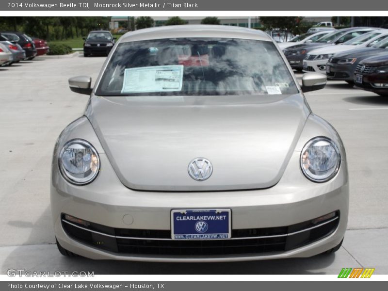 Moonrock Silver Metallic / Titan Black 2014 Volkswagen Beetle TDI