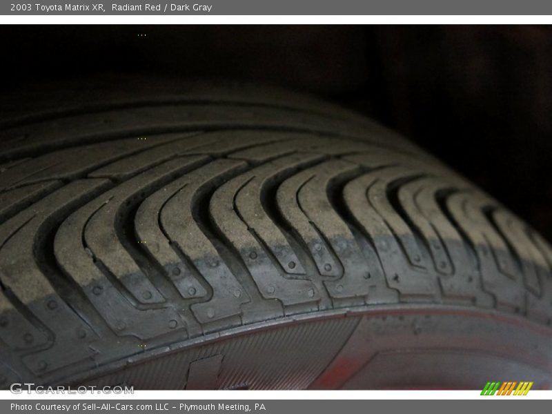 Radiant Red / Dark Gray 2003 Toyota Matrix XR