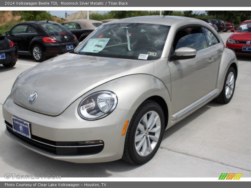 Moonrock Silver Metallic / Titan Black 2014 Volkswagen Beetle TDI