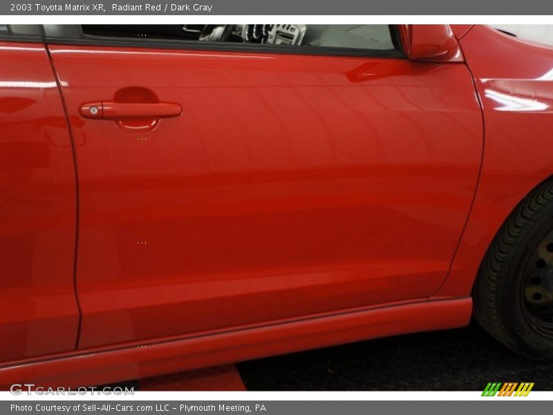 Radiant Red / Dark Gray 2003 Toyota Matrix XR
