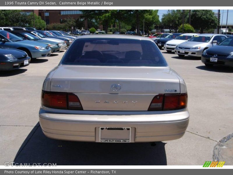 Cashmere Beige Metallic / Beige 1996 Toyota Camry DX Sedan
