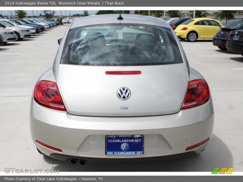 Moonrock Silver Metallic / Titan Black 2014 Volkswagen Beetle TDI