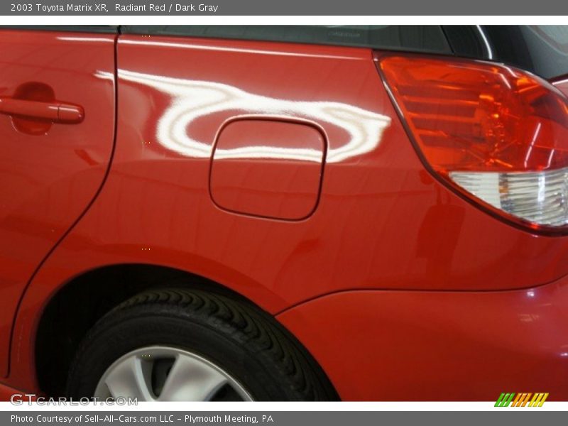 Radiant Red / Dark Gray 2003 Toyota Matrix XR