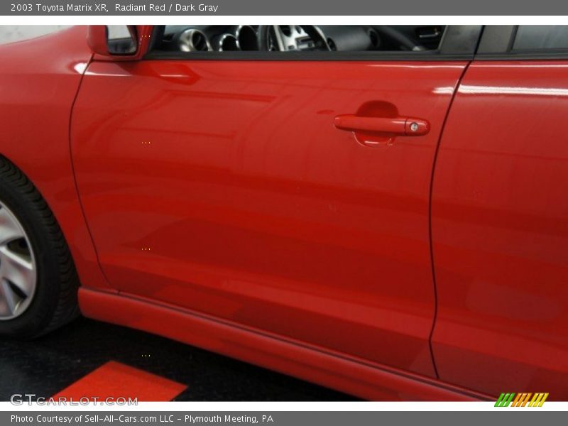 Radiant Red / Dark Gray 2003 Toyota Matrix XR