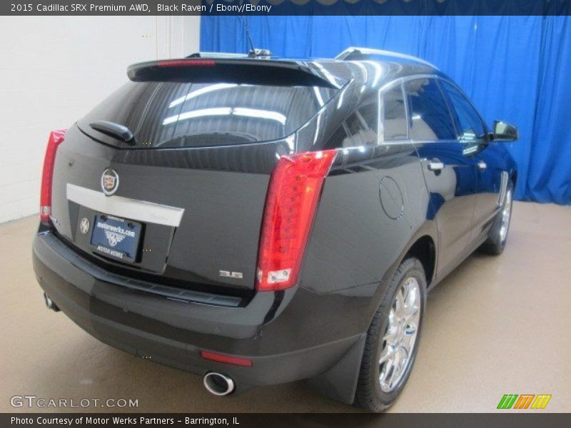 Black Raven / Ebony/Ebony 2015 Cadillac SRX Premium AWD