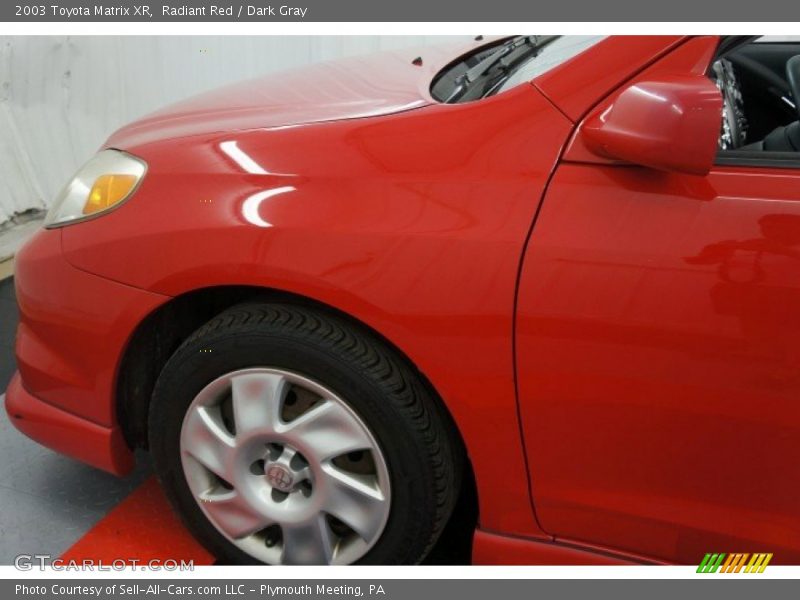 Radiant Red / Dark Gray 2003 Toyota Matrix XR