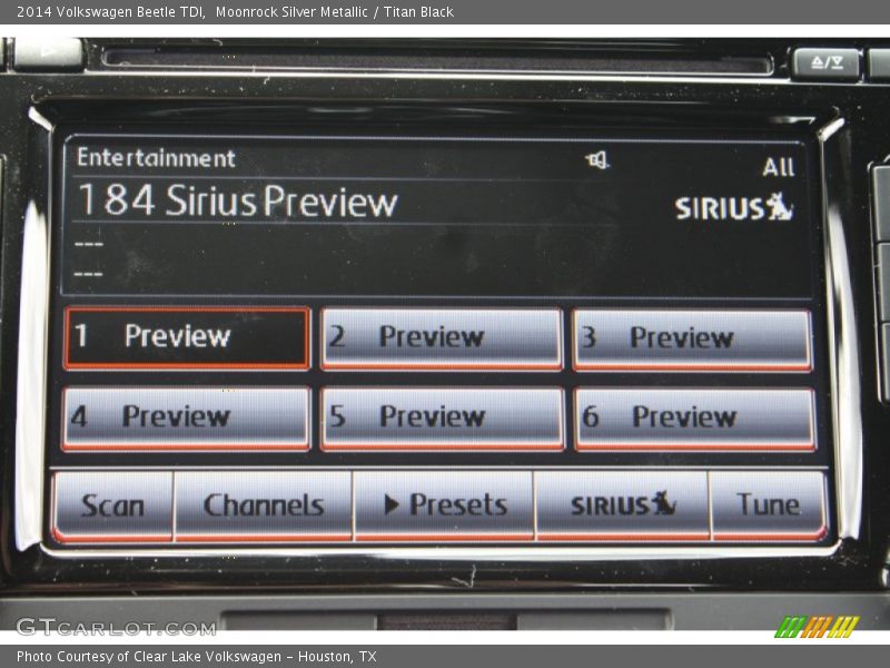 Moonrock Silver Metallic / Titan Black 2014 Volkswagen Beetle TDI