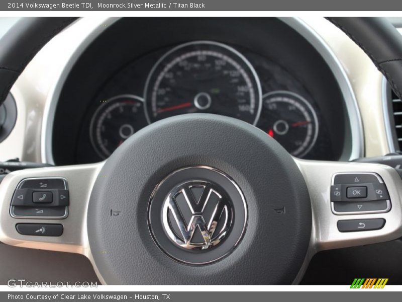 Moonrock Silver Metallic / Titan Black 2014 Volkswagen Beetle TDI