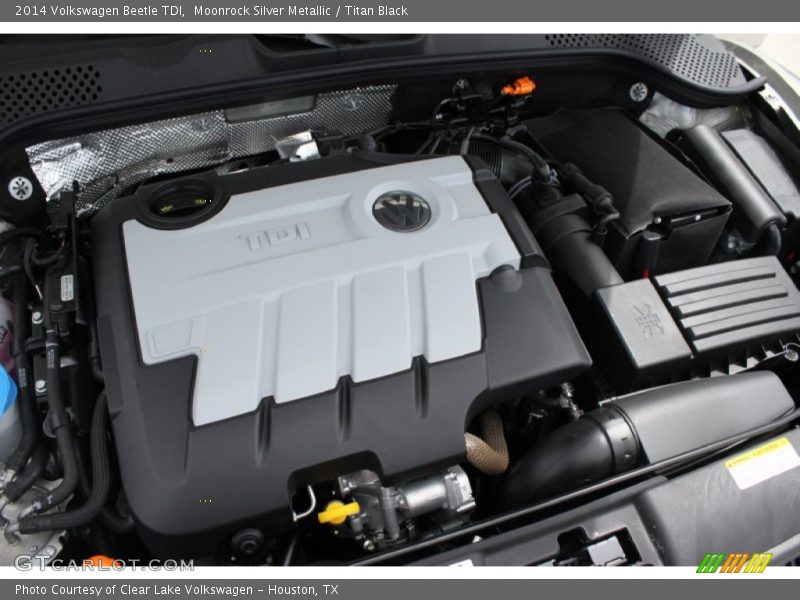 Moonrock Silver Metallic / Titan Black 2014 Volkswagen Beetle TDI