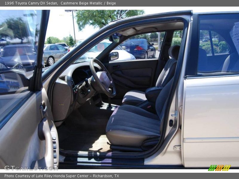 Cashmere Beige Metallic / Beige 1996 Toyota Camry DX Sedan