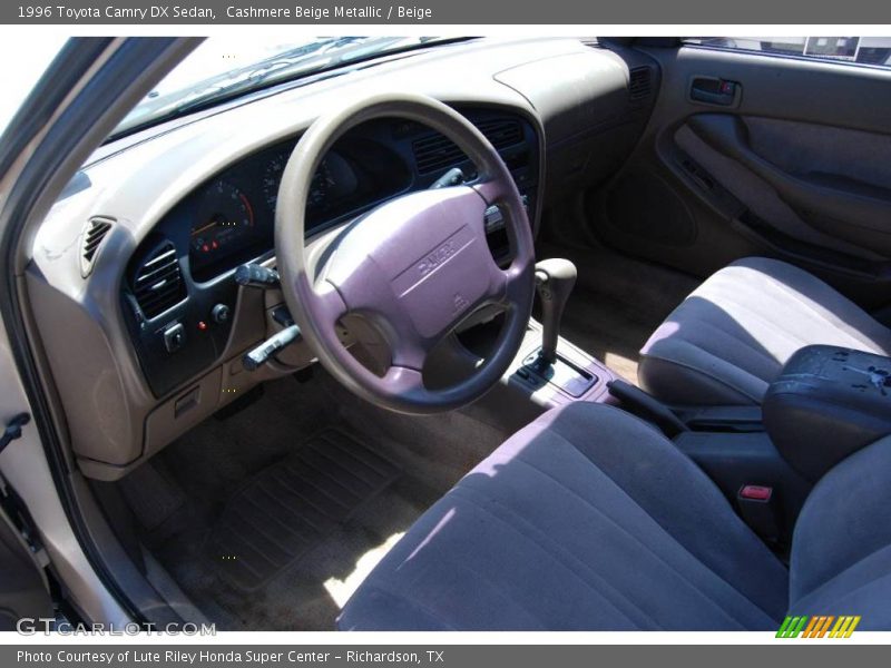 Cashmere Beige Metallic / Beige 1996 Toyota Camry DX Sedan