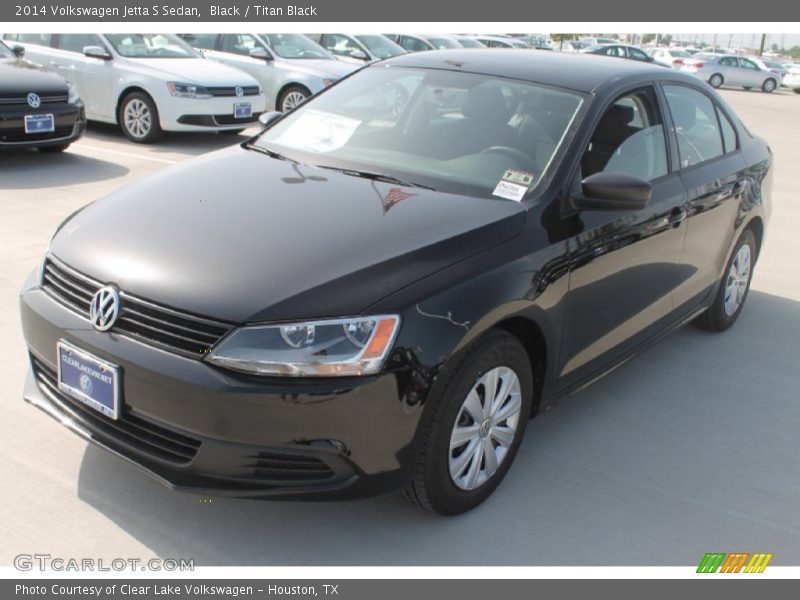 Black / Titan Black 2014 Volkswagen Jetta S Sedan